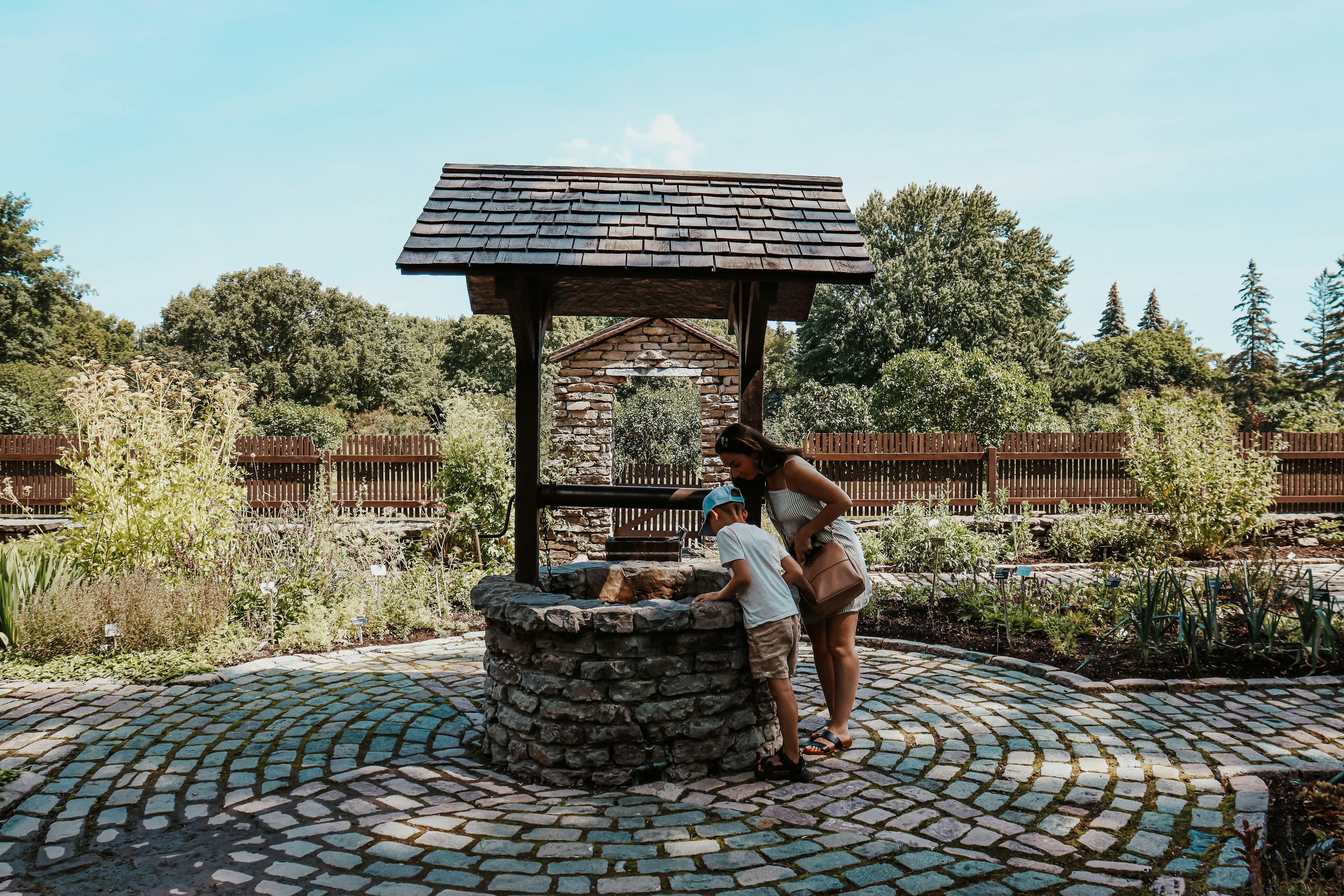 Looking down into a water well — private well water quality